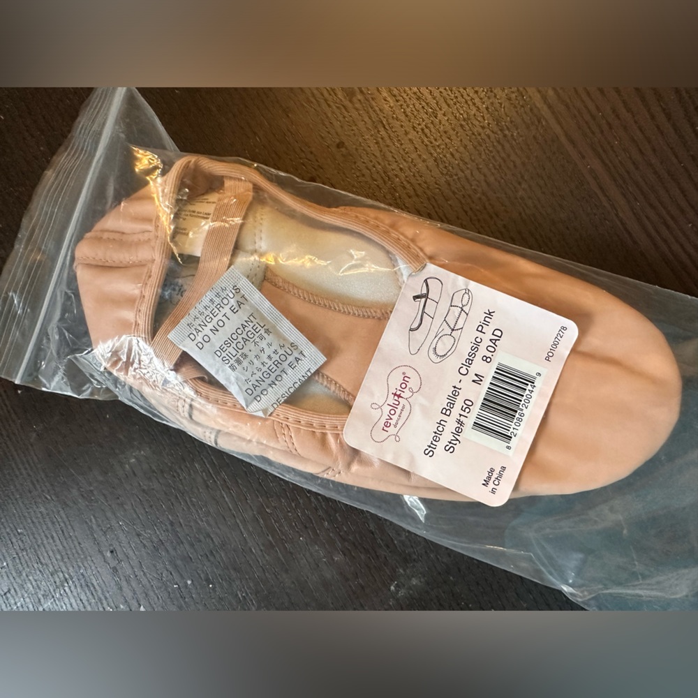 Revolution Dancewear Stretch Ballet in Classic Pink